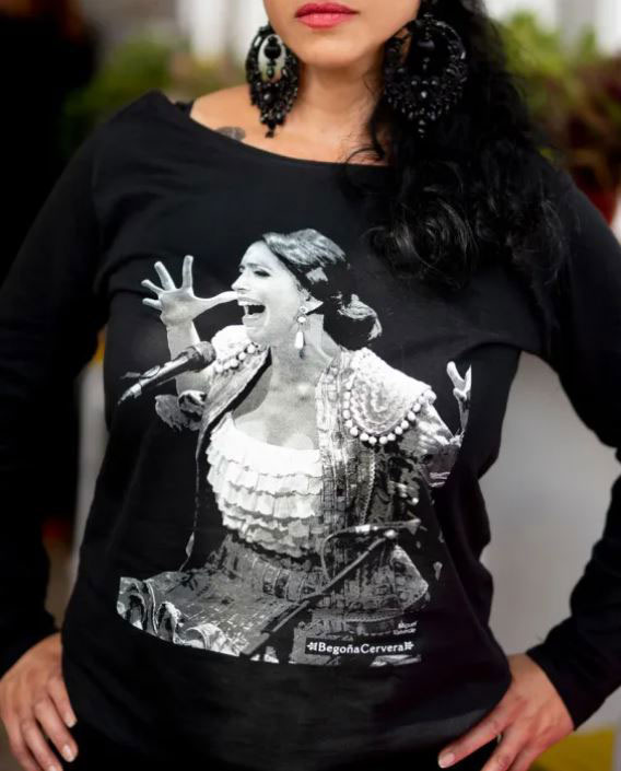 T-shirt Chanteuse de Flamenco Série Limitée. Begoña Cervera